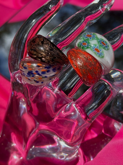 Mexico Glass Rings
